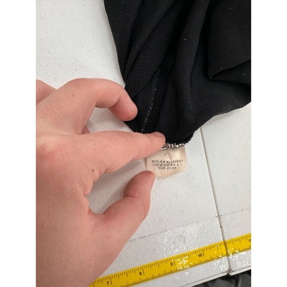 Kathie Lee Woman Multi-Color Top Blouse Striped Pattern Size 3X 22/24 - Picture 7 of 8